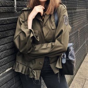 Milk It Military Style Jacket